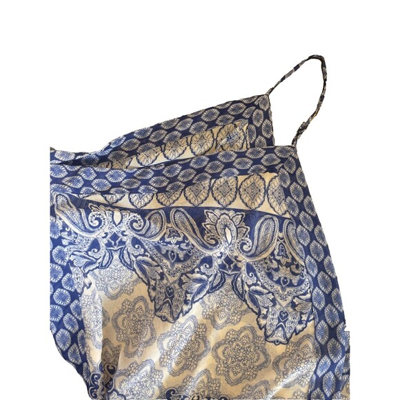 MISA Los Angeles Farah Cold-Shoulder Chiffon Maxi Size XS/S Romantic Boho - Picture 4 of 9